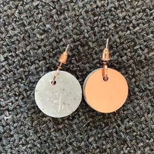 COS Rose Gold & Stone Earrings